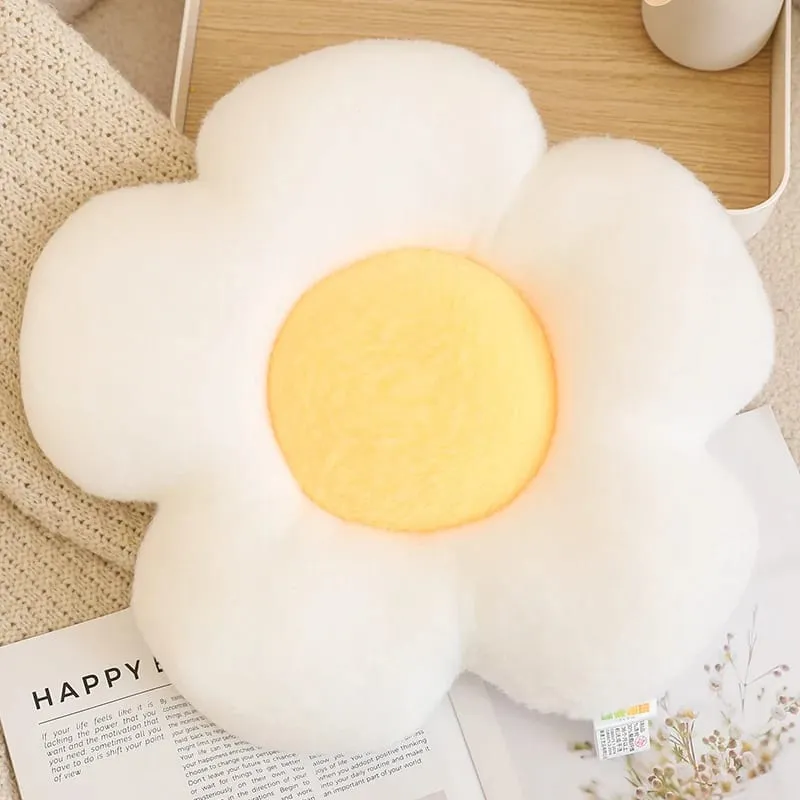 Candy Color Rainbow Cloud Star Moon Plush Pillow Stuffed Soft Flower Toy Throw Pillow Cushion Home Sofa Decor Gift for Friend