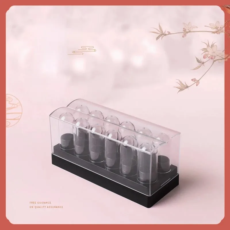 Diy Handmade Lipstick Material 12-hole Aluminum Sample Mold Self-made 9.3mm Small Sample Tube Lipstick Empty Tube Set