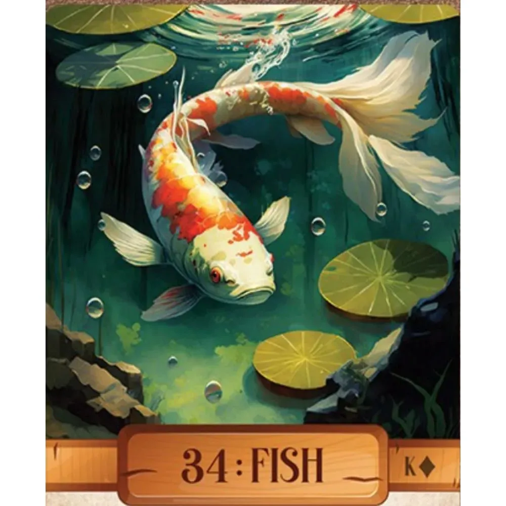 10,4 * 7,3 cm Le Claire Lenormand Um baralho exclusivo de 36 cartas que apresenta personagens encantadores de desenhos animados no estilo Ghibli