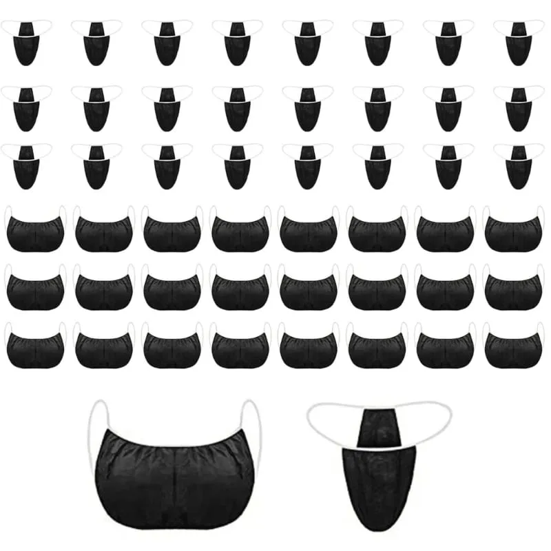 Conjunto de roupa íntima não tecida descartável, 50 unidades, viagem respirável, essencial para mulheres, pacote higiênico embalado individualmente — image 4
