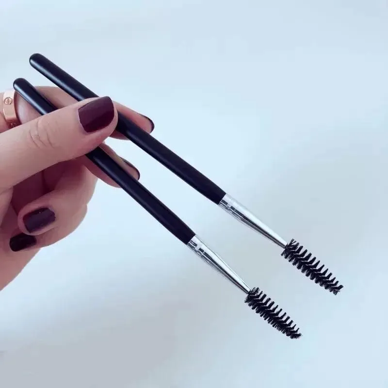 Conjunto de pincéis de maquiagem para cílios de sobrancelha portátil 5 unidades