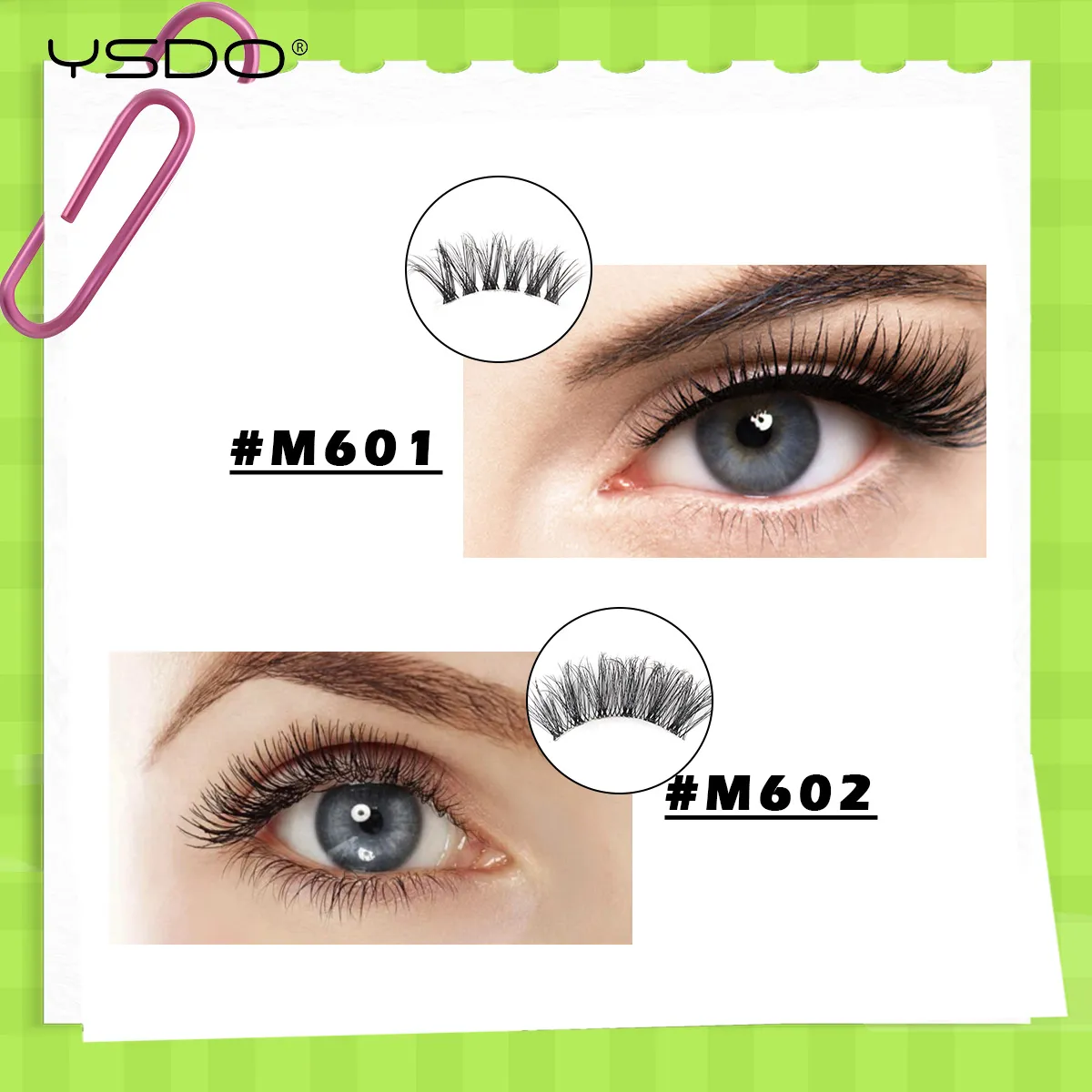 Half EyeLashes Natural Fluffy False Eyelashes Cat Eye Lash 3D Faux Mink Lashes Soft Winged Eyelash Extension Makeup Tool