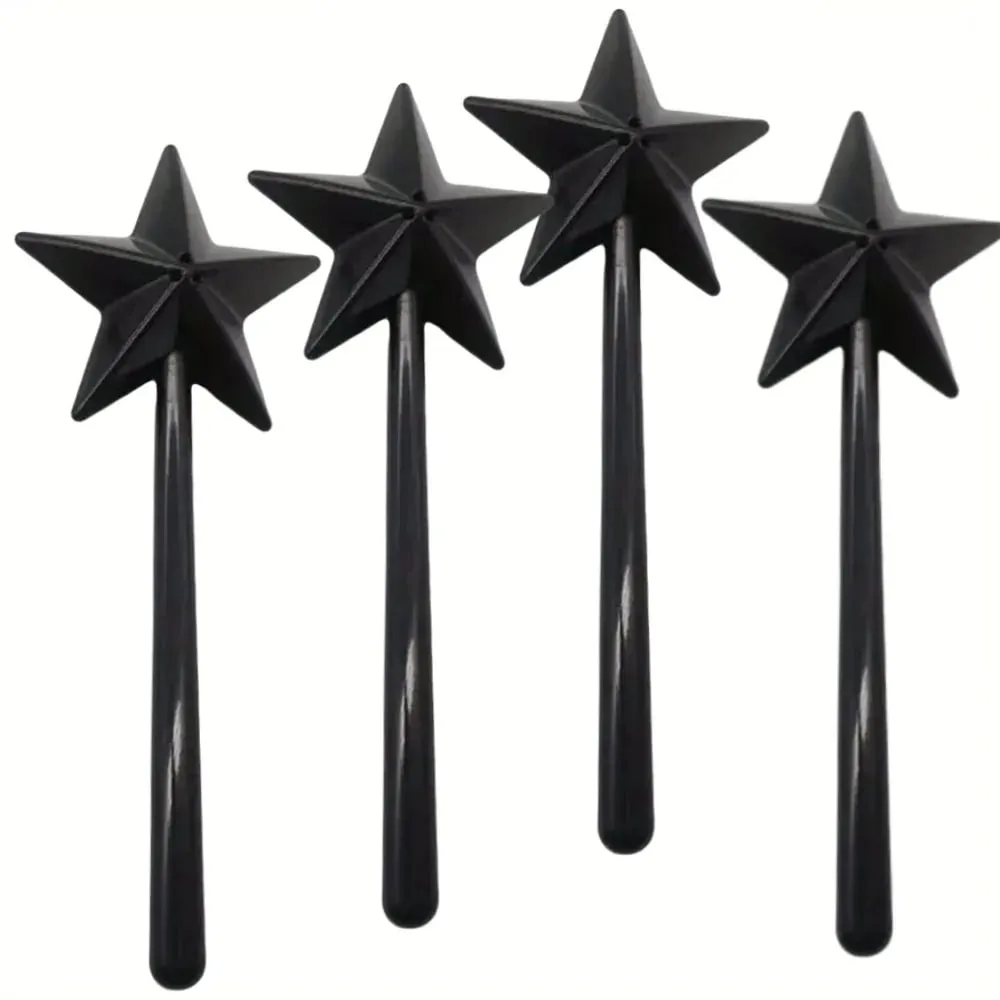 Recarregáveis ​​mágico estrela varinha portátil sal pimenta tempero dispensador shakers conjunto cozinha cozinhar suprimentos para churrasco presentes de festa de halloween