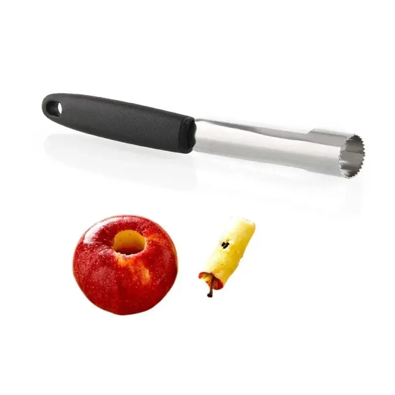 Fácil núcleo de frutas apple corer pitter pêra sino torção frutas stoner fácil núcleo removedor de sementes pimenta remover pit cozinha ferramenta gadget