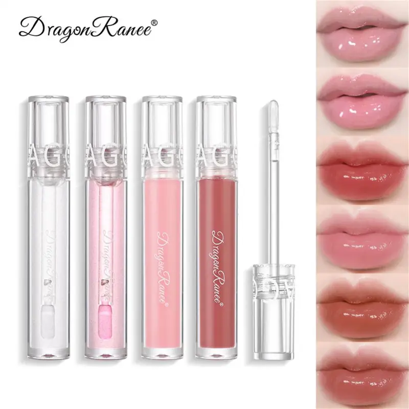 Espelho brilho labial brilho labial hidratante batom líquido de longa duração nutritivo brilho labial transparente matiz de mancha labial