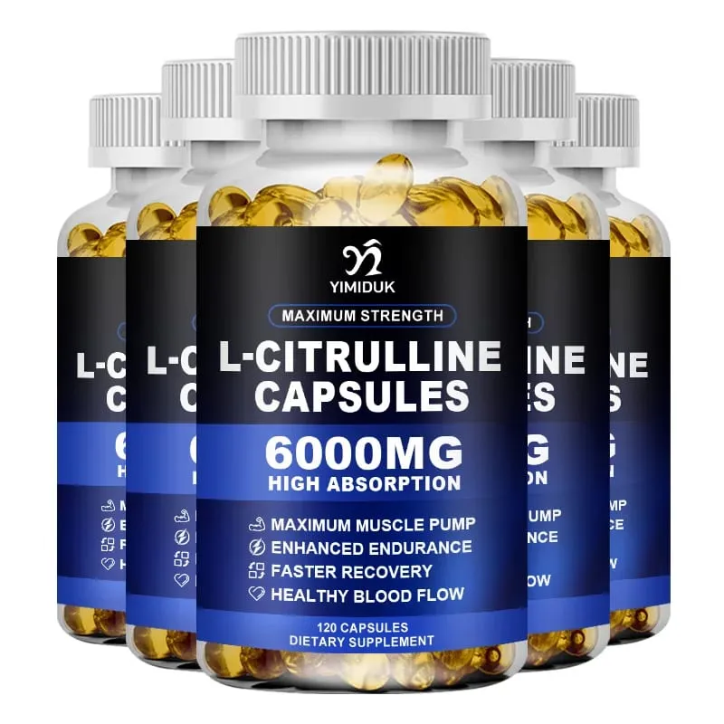 最大強度 L-瓜氨酸膠囊 支持血管 耐力 肌肉酸痛，適合健美和肌力訓練