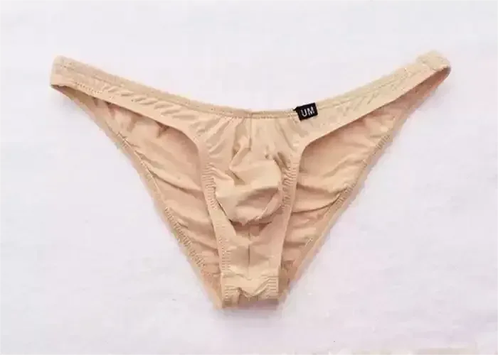 Men's Modal Briefs Ultra-Thin Breathable Ruched Hip Lift 3D Form-Fitting Bulge Enhancing Comfortable Underwear Fashion Sexy