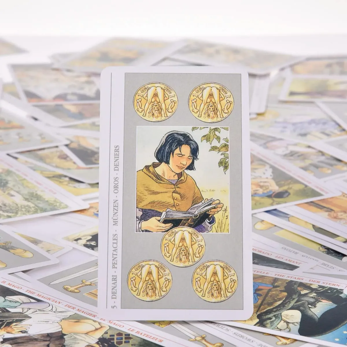 Decameron Tarot Cards A 78 Deck Versão Inglês Oracle Cards PDF Guideboock Adivinhação Edição Baralho Borad Jogando Jogos