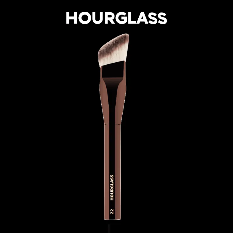 Pincéis de base líquida angular, creme de base, blush, base, ferramenta de maquiagem-022