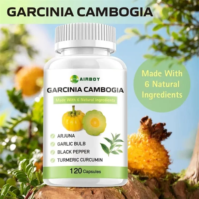 Garcinia Cambogia Capsules - Fat Burning Weight Management Appetite Suppression Metabolism Boosting