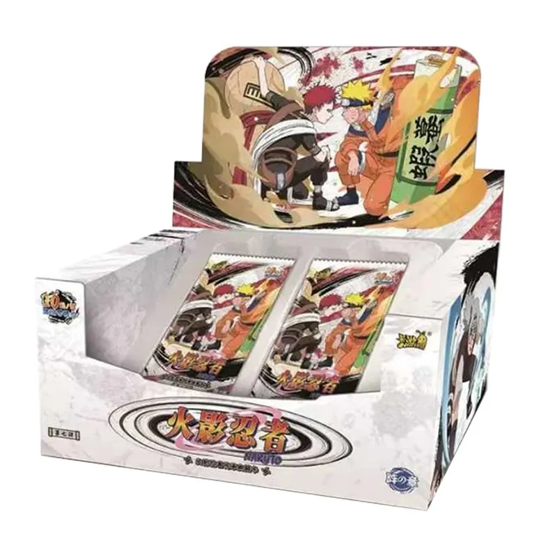 Genuíno naruto cartão coleção completa série coleção cartão luta capítulo pro capítulo brinquedo das crianças jogo cartão presente