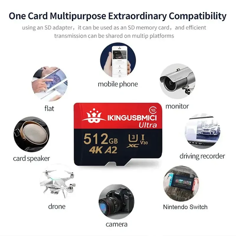 Memória de qualidade confiável 32/64/128/256/512gb mini smartphone durável alta micro original 10 cartão flash classe tf qualidade rápido u3