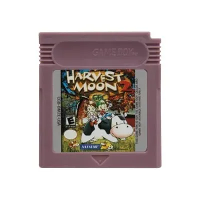 Cartucho de jogos gbc, 16 bits, console de videogame, super guerreiros, ilha, mega man, colheita, lua, para gbc/gba