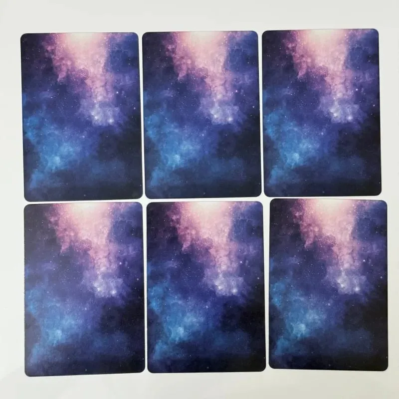 Baralho oracle da lua interna em caixa de metal, 44 cartas, jogo de tabuleiro de adivinhação, cartas oracle com guia de instruções