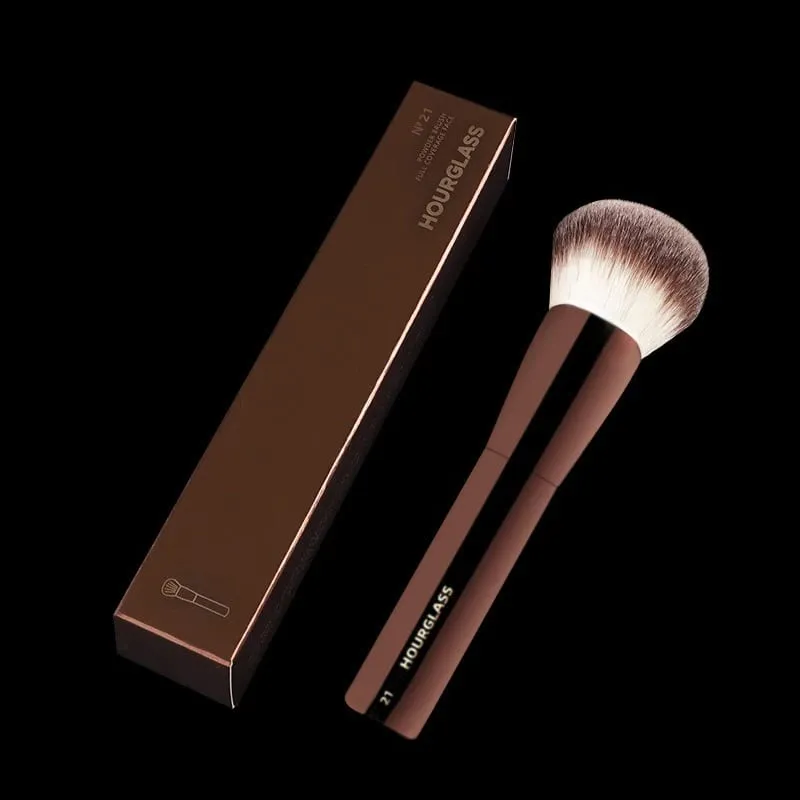 1 pc HG Pro Makeup brushes Powder contour Blusher Make up brush Highlight Bronzer exquisite Professional metal handle with box