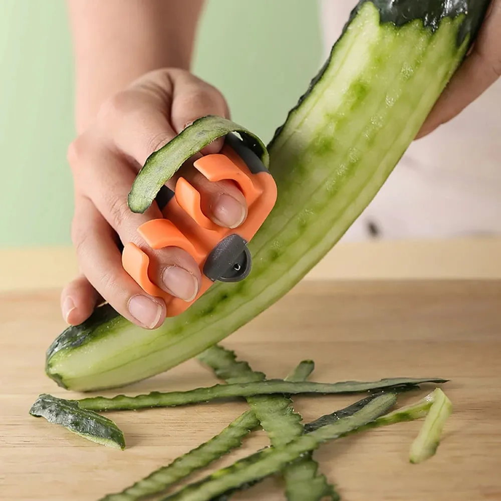 Descascador de frutas vegetais parer cortador slicer para cozinha jantar multifuncional faca cozinha cozinhar ferramentas gadgets ajudante — image 4
