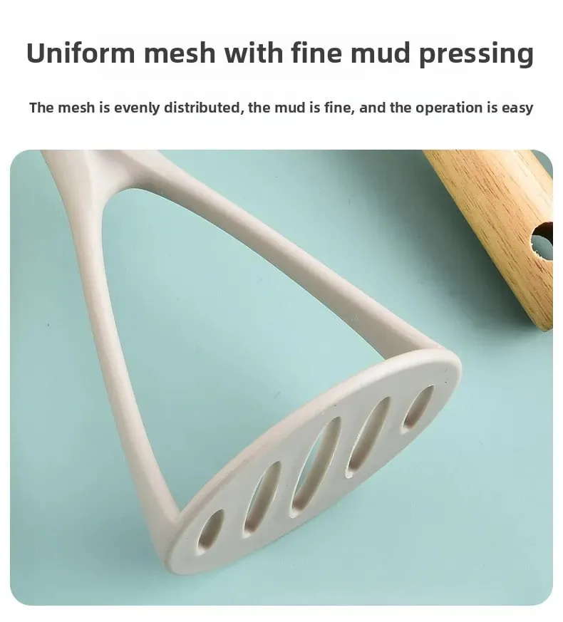 Cross-border kitchen tools Silicone potato press purer Garlic press Potato purer Resistant to high temperatures