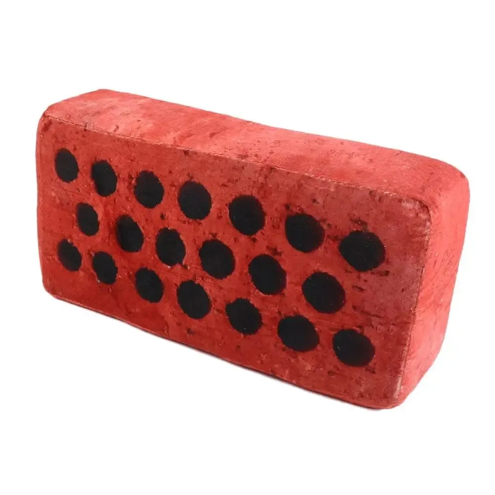 Simulação de tijolo esponja de pelúcia brinquedo almofada engraçado esponja simulação tijolo bonito simulação criativa tijolo falso almofada de pelúcia