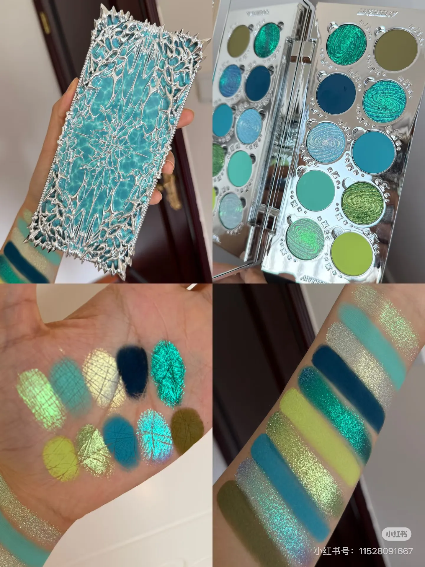 Anthemy camaleão sombra única verde brilhante esfumaçado à prova d'água de longa duração altamente pigmentada para cosplay maquiagem de olhos