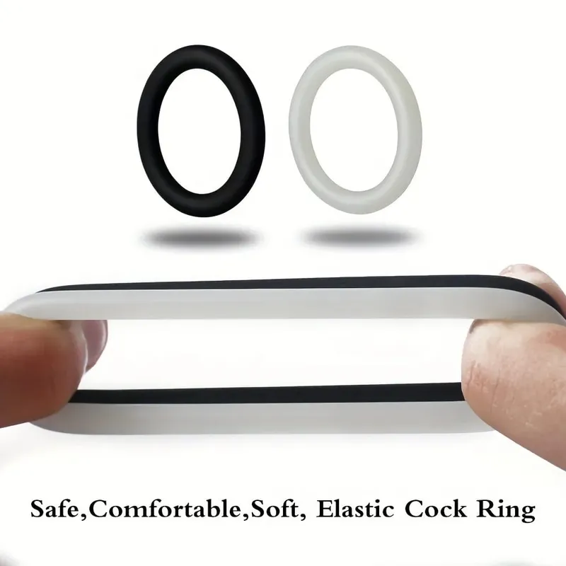 Conjunto de anéis penianos de silicone, 3 peças, retardar a ejaculação, anel peniano que brilha no escuro, intensificador de resistência masculina, bloqueio de esperma, brinquedos sexuais para homens, casais
