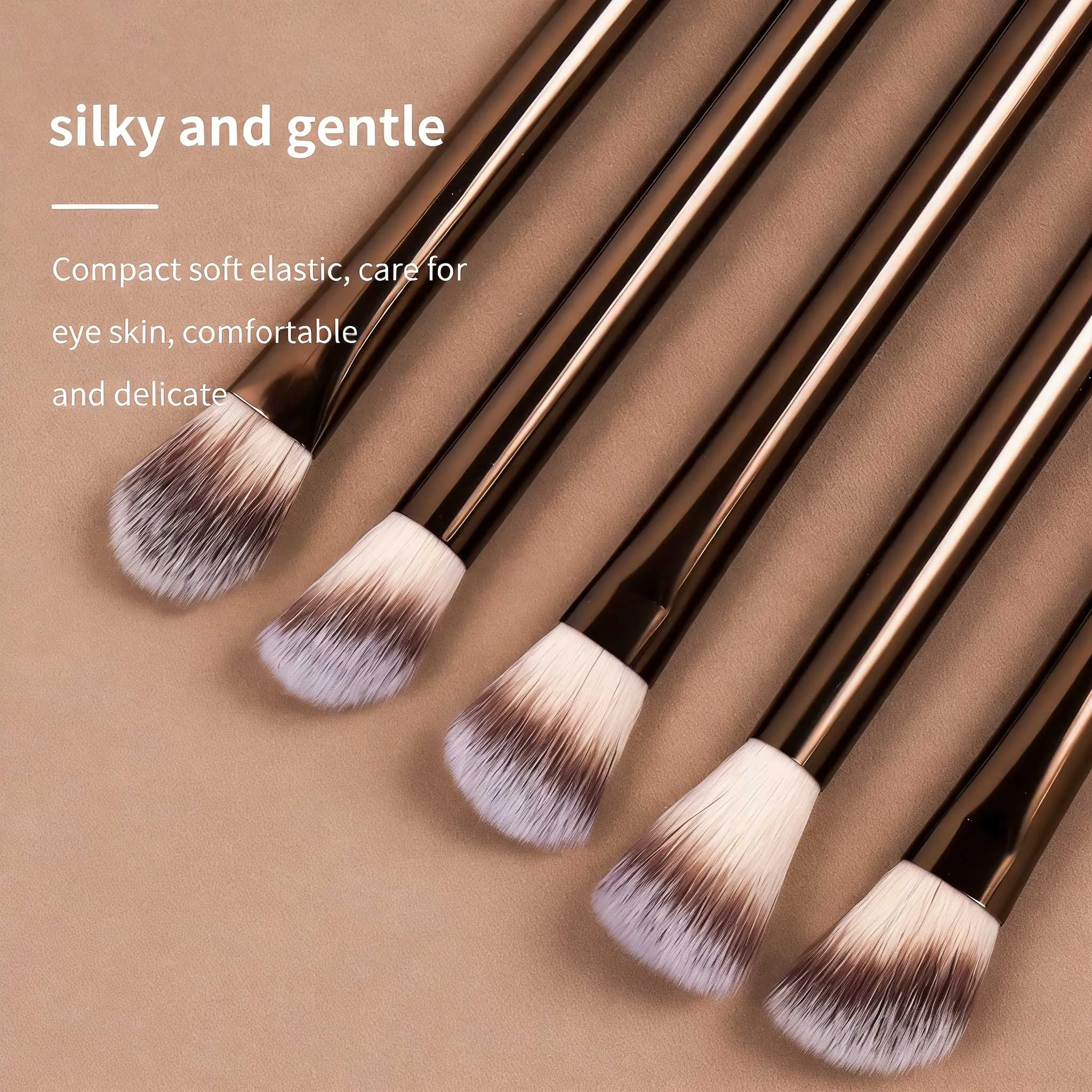 Multifuncional conjunto de pincéis de maquiagem para os olhos profissional sombra mistura corretivo sobrancelha delineador pincéis cosméticos beleza compõem — image 5