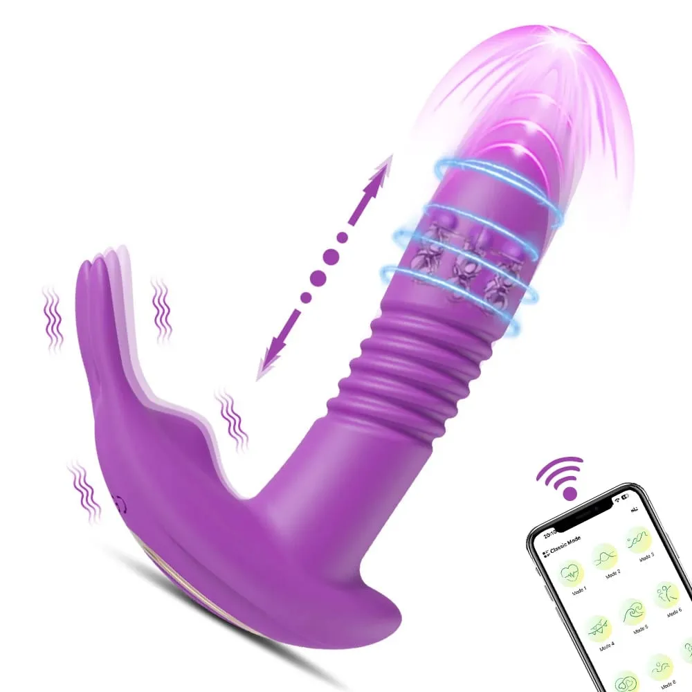 Vibrador de impulso para mulheres, vibrador telescópico rotativo, bluetooth, ponto g, estimulador de clitóris, brinquedo sexual, masturbação feminina — image 6