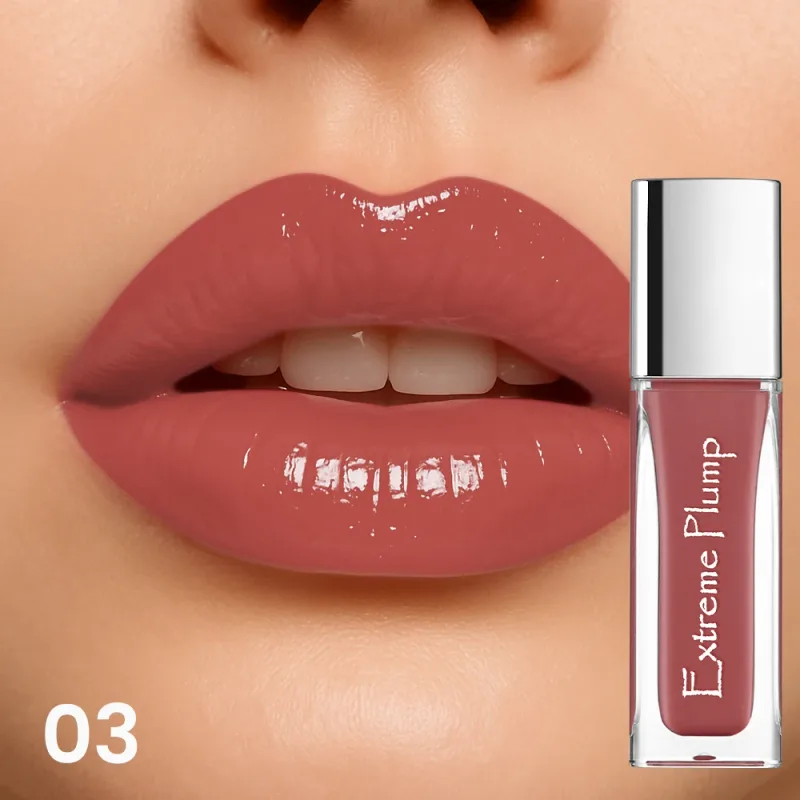 Brilho labial espelhado à prova d'água, longa duração, hidratante, maquiagem labial suave e brilhante para mulheres