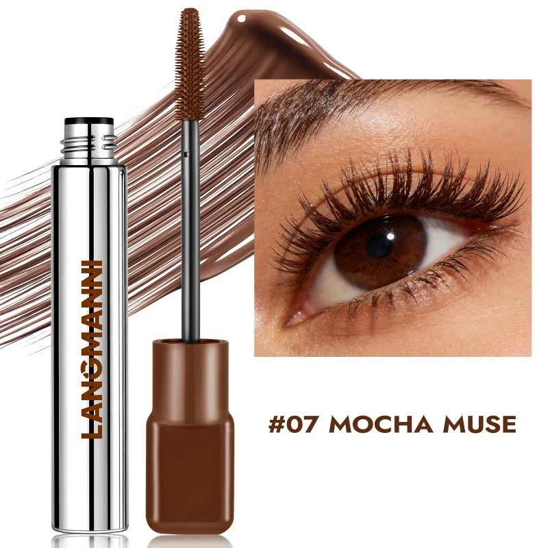 Colorful Blue Mascara Lengthens Eyelashes Extension Thick Fiber Curling Waterproof Green White Pink Black Eye Makeup Cosmetics