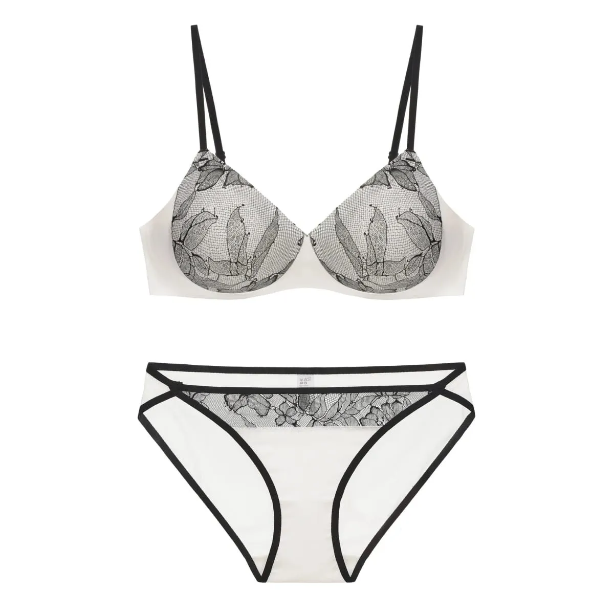 Conjunto de lingerie invisível sem costura feminina sem fio copo fino conforto respirável sutiã reunido calcinha 2 peças conjunto de roupa interior