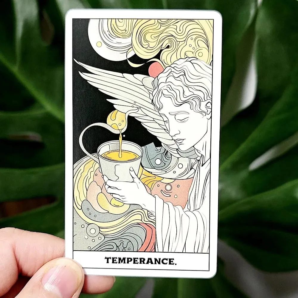 Phantom Tarot Deck 10.3*6cm 78 Colorful Tarot Cards Based on Rider Waite System