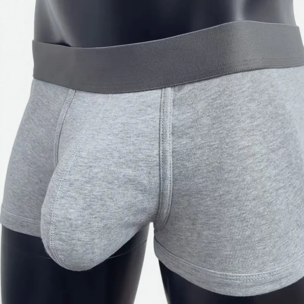 Cuecas boxer masculinas de algodão com bolsos grandes, cuecas sexy masculinas confortáveis ​​e mais vendidas.