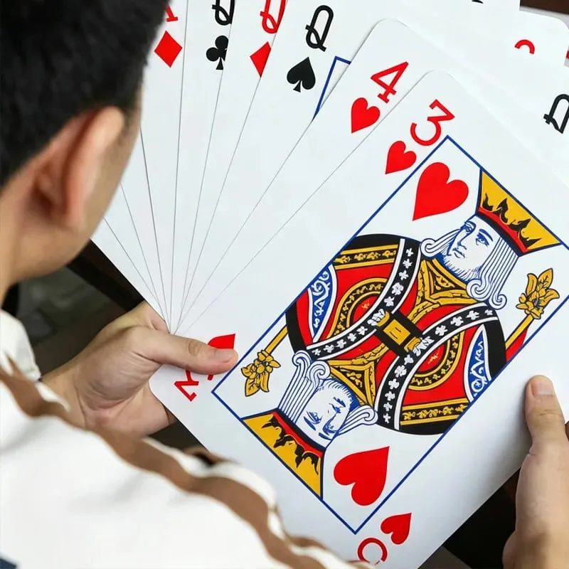 Cartas de jogo gigantes, tamanho grande, carnaval, aniversário, festa de casamento, lembranças, desafios divertidos, empresa, equipe de construção, jogos, adereços — image 3