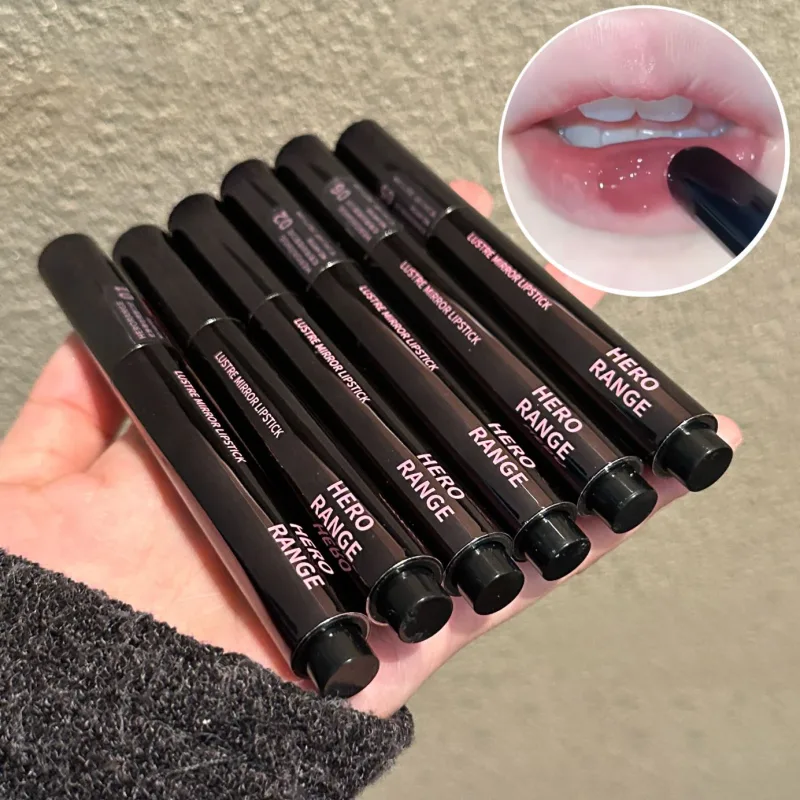 Mirror Jelly Lipstick Lasting Moisturising 6 Colors Water-light Lip Gloss Waterproof Pink Lip Tint Korean Makeup Women Cosmetics — image 5