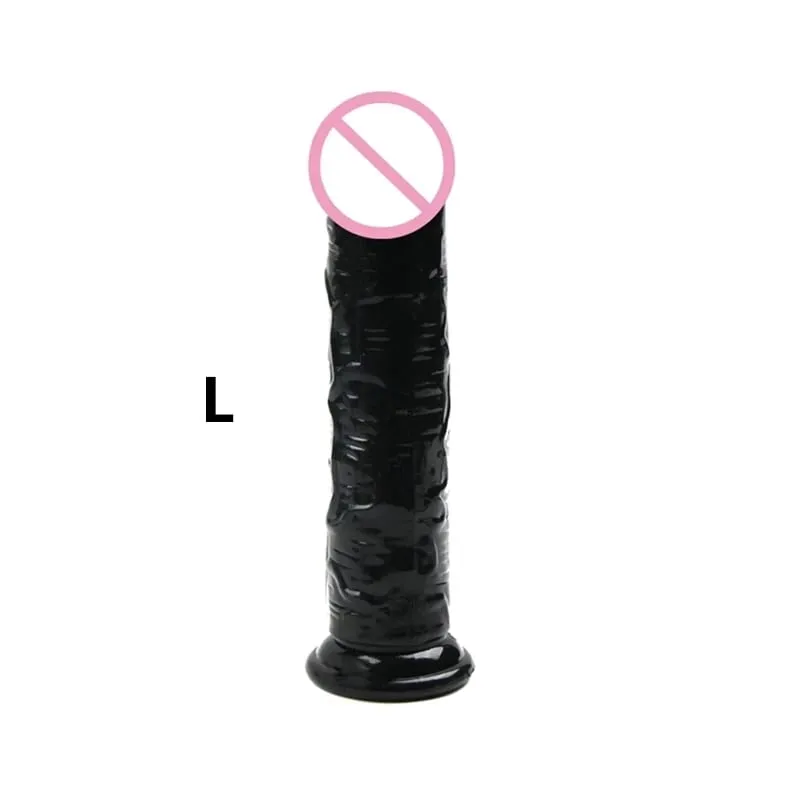 KWD Erotic Soft Jelly Dildo Anal Butt Plug Realistic Strong Suction Cup Adult Toys G-spot Orgasm Big Penis Sex Toys For Woman