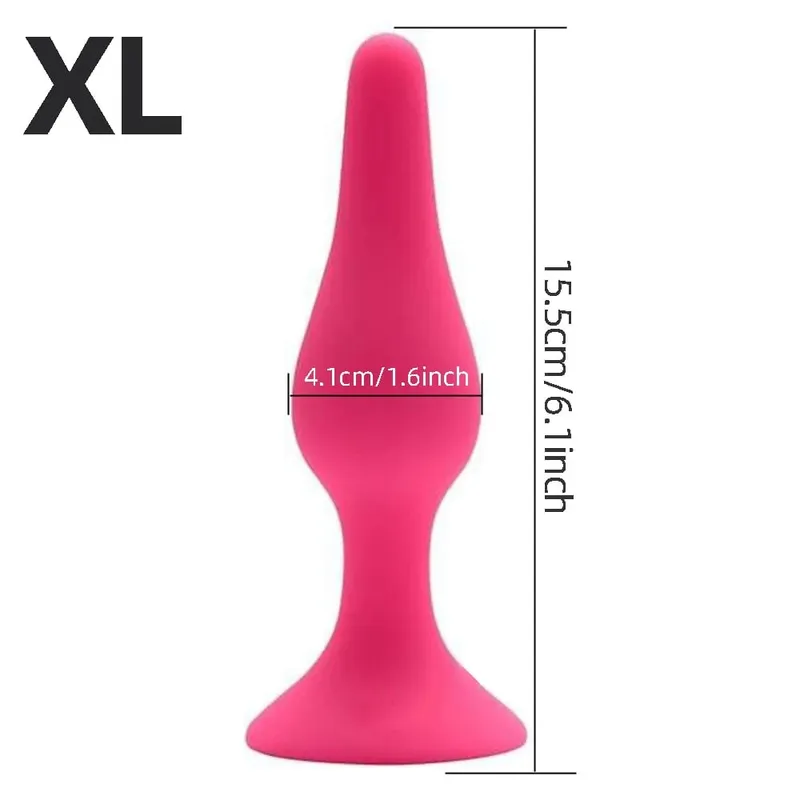Plugue anal de silicone para iniciantes, plugue anal para homens e mulheres, massageador de próstata para gays, mini bala anal, masturbador, brinquedo sexual para homens
