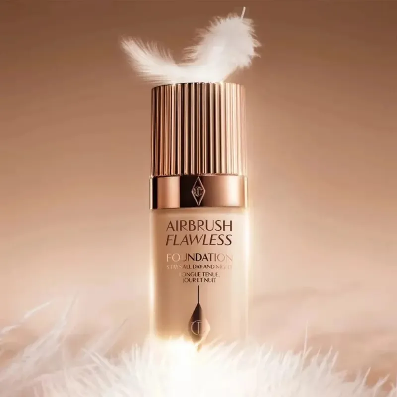 Charlotte Tilbury Airbrush Flawless Foundation Beautiful Skin Foundation Soft-matte Full-coverage Natural Foundation Radiant Glo