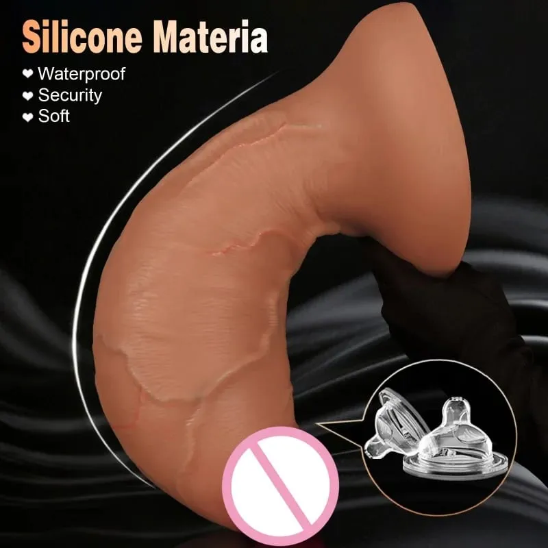 Super Grande Anal Vibradores Grosso Pênis Realista Silicone Big Dick Butt Plug Masturbador com Ventosa Brinquedos Sexuais para Mulheres Homens