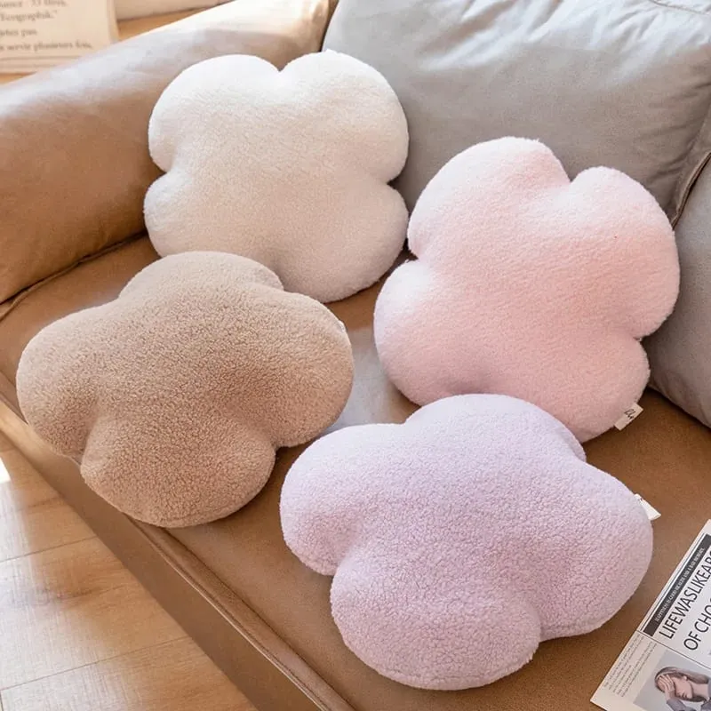 INS Plush Hear Throw Pillow Cute Clover Soft Doll Home Sofa Decoration Pillow Cushion Kids Toys Birthday Gift