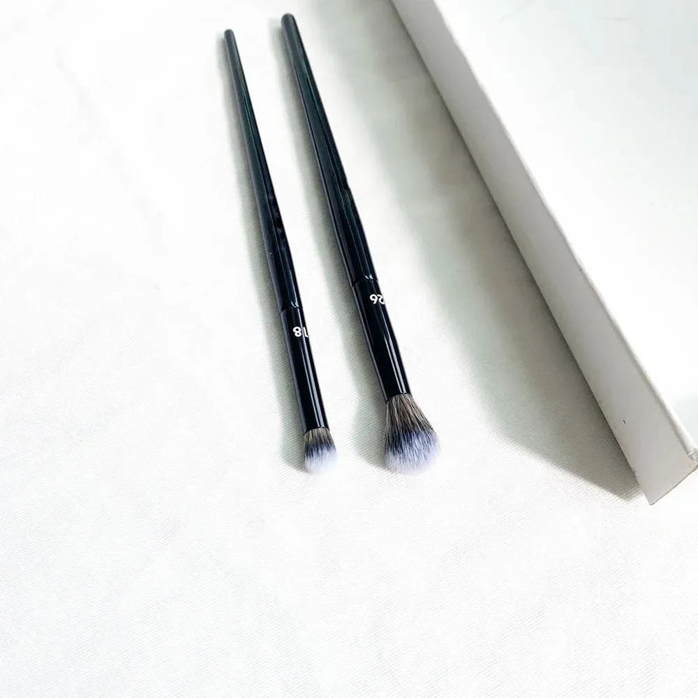 PRO Black Eye Crease Shadow Brushes 18 26 High quality Soft Synthetic Blending Cosmetics Beauty Brush Tools