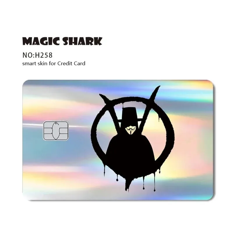 2026 New Cute Holographic Mouse Cat No Fade Laser Reflective Front Skin Cover Skin Sticker for Credit Card Debit Bank Card
