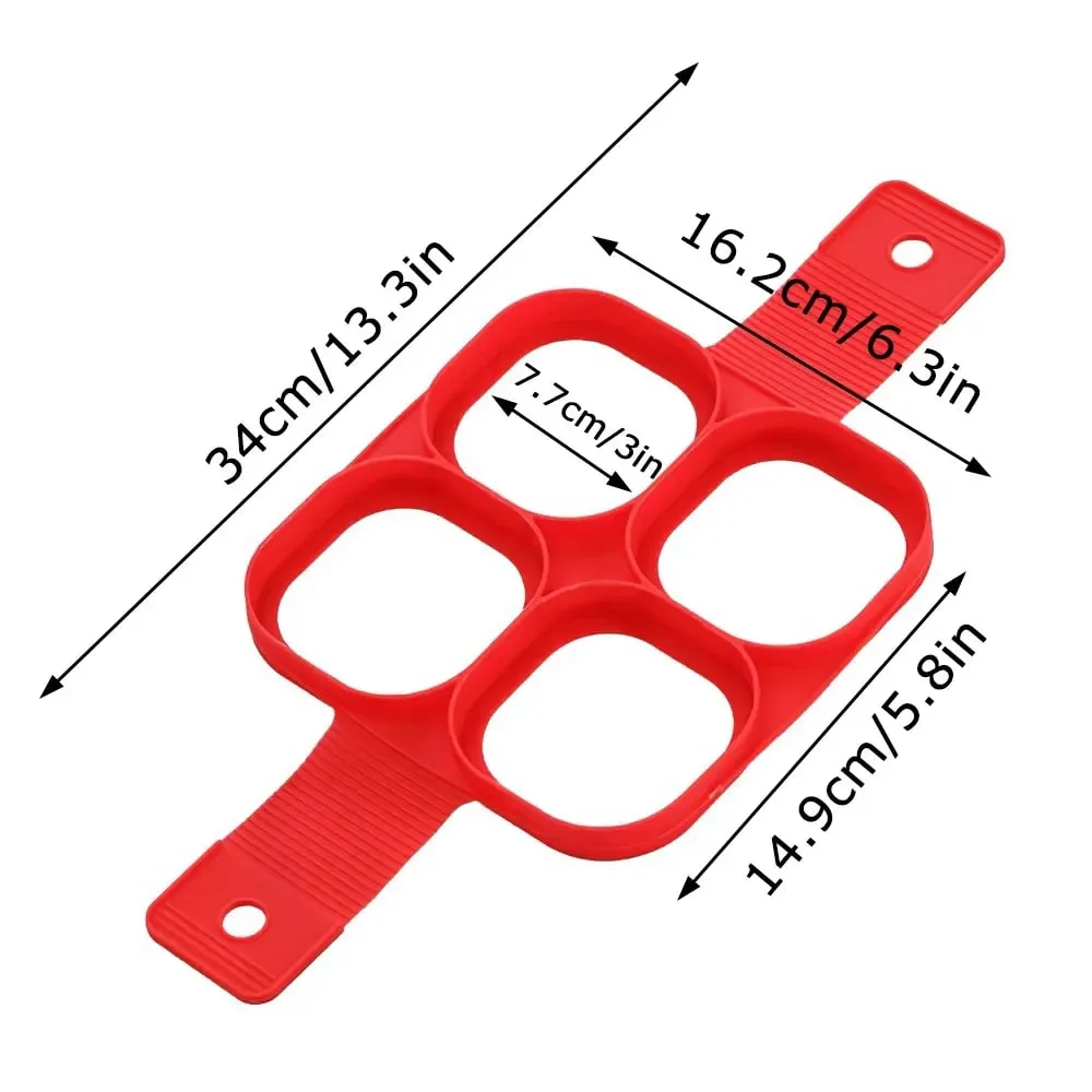 Ovo panqueca anel antiaderente fabricante de panqueca molde silicone ovo fogão frito ovo shaper omelete moldes para cozinha acessórios de cozimento