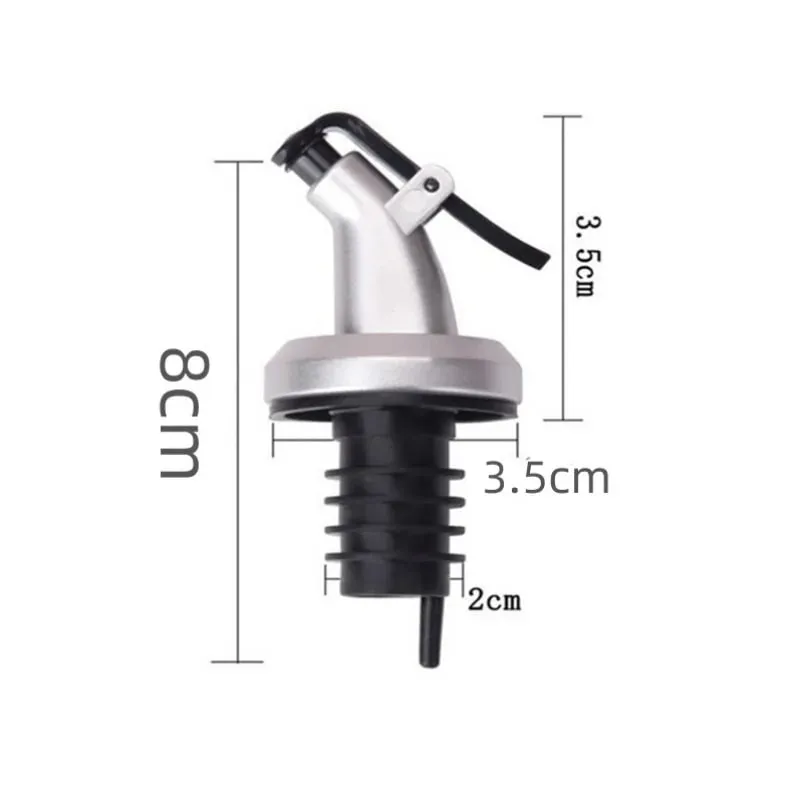 Garrafa dispensadora de azeite com tampa de vinho à prova de vazamento projetada para despejar bico de vinagre, molho de vinho ou salada, dispensador de garrafa de molho
