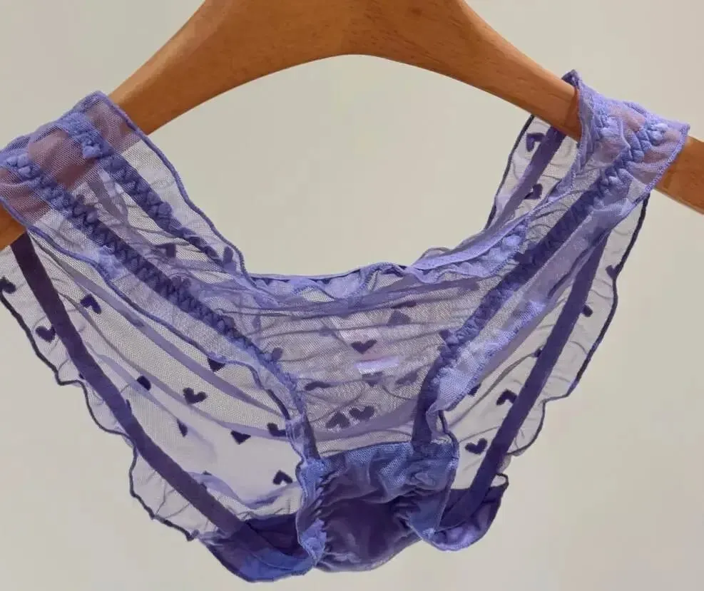 Sexy Satin Triangle Cup Non-Marking Bra Set Comfortable Wireless Lingerie for Large Breasts — image 6