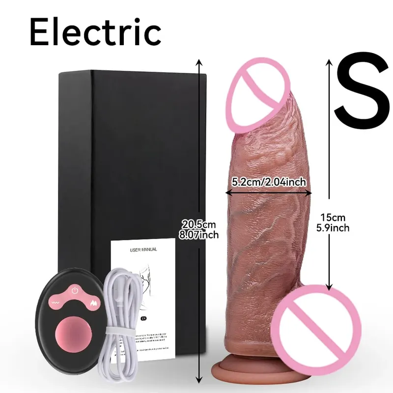 Vibrador vibrador grosso para mulheres vibradores realistas pênis controle remoto empurrando vibradores aquecidos brinquedos sexuais anal g ponto estimuladores