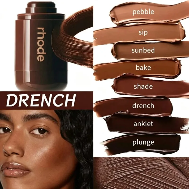 Contour Bronzer Stick Non-fading Waterproof Pocket Blusher LipBoost Lip Gloss Moisturizing Colada Lipstick Eye Patch