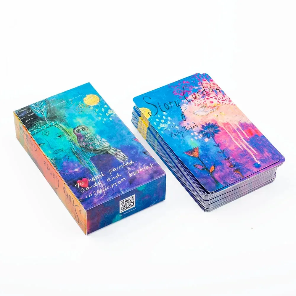Cartas de história de alta qualidade, baralho de tarô oracle, jogos de tabuleiro para lazer e entretenimento, conjunto de 78 cartas, 10.3*6.1cm com guia pdf
