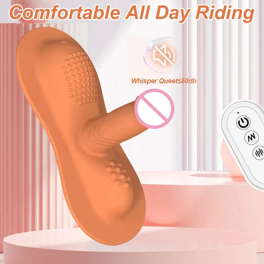 Almofada estilo feminino vibrador vibrador controle remoto 10 modos clitoral anal g-ponto estimulador masturbador feminino brinquedo sexual para mulher