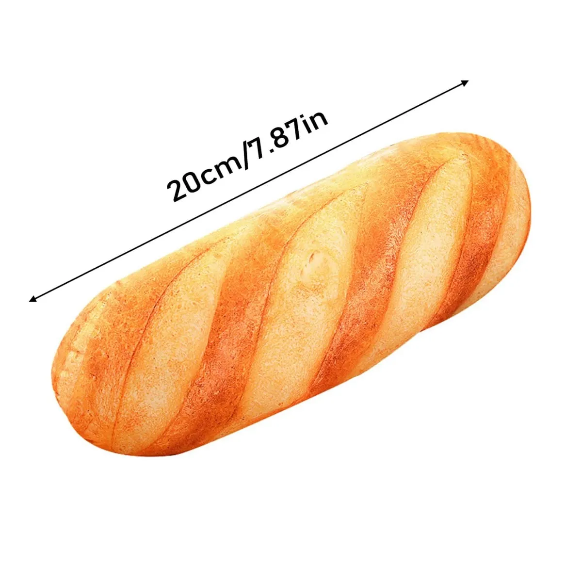 Simulação macia pão travesseiro almofada de pelúcia criativo francês baguette brinquedo de pelúcia longo nap esteira para casa sofá decoração — image 4