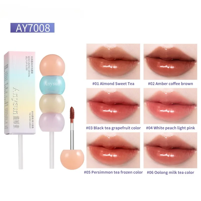 Ginger Candy-shaped Lip Gloss with A Moist and Nourishing Texture Long-lasting and Vivid Color A Cute Lip Gloss.