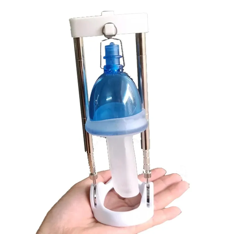 Bending Correct Penis Extender Enlargement with Vacuum Cup Stretcher Traction Exerciser Sex Toys Men Dick Enhancer Bigger Growth